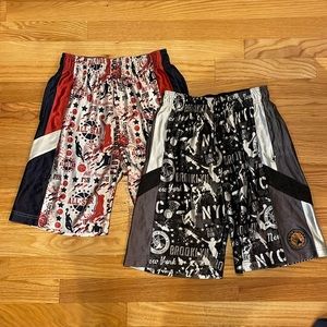 FLOW SOCIETY (2 Pairs) Flow Hoops Basketball Shorts Youth Medium M